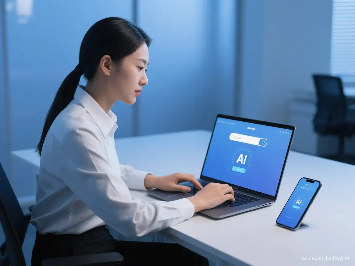 用户正在使用 AI 搜索